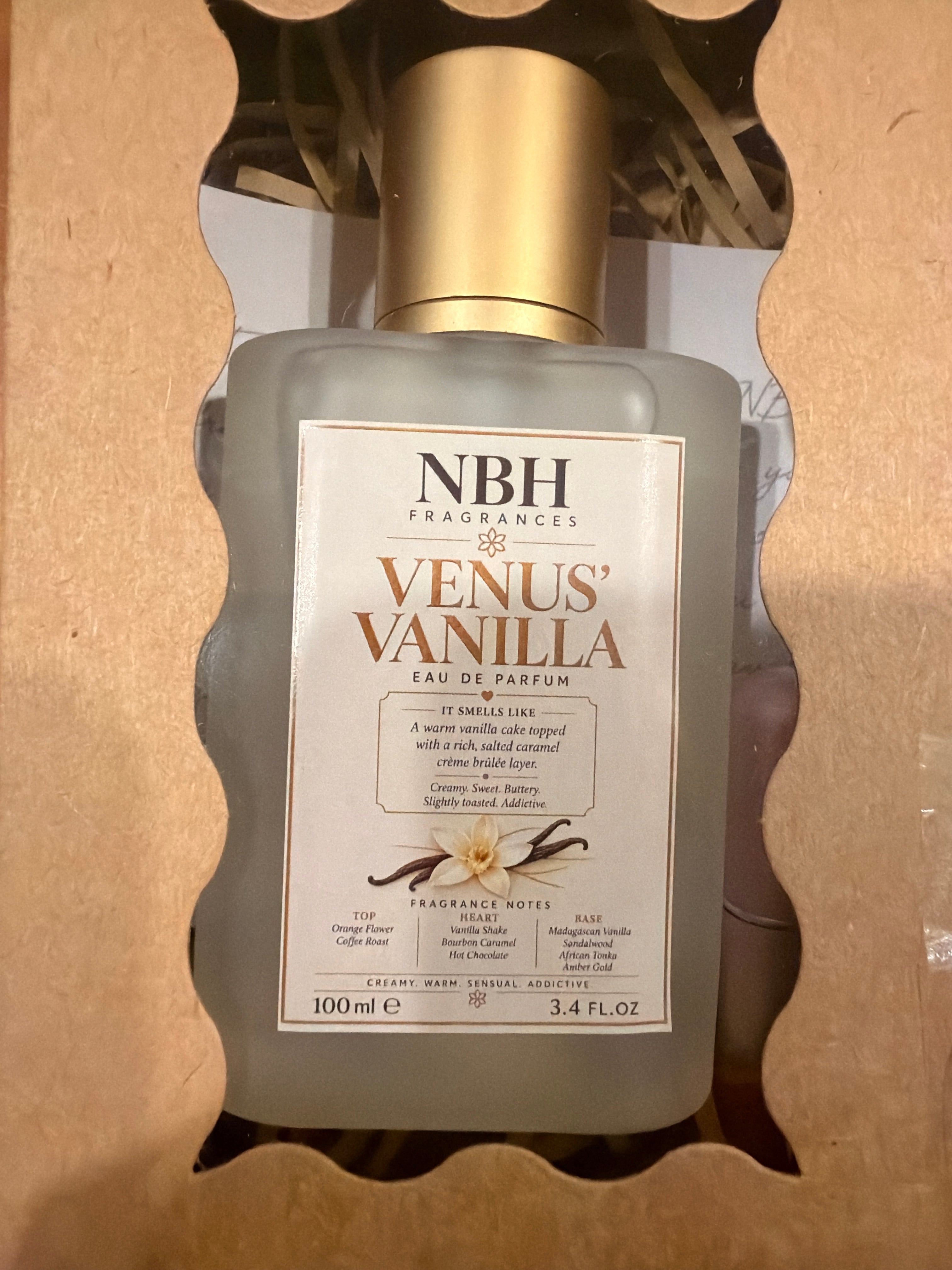 Venus' Vanilla Eau de Parfum 100ml by NBH Fragrances
